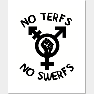 No TERFS No SWERFS Posters and Art